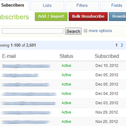 mailRelate subscribers