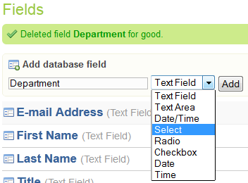 Add a field in mailRelate